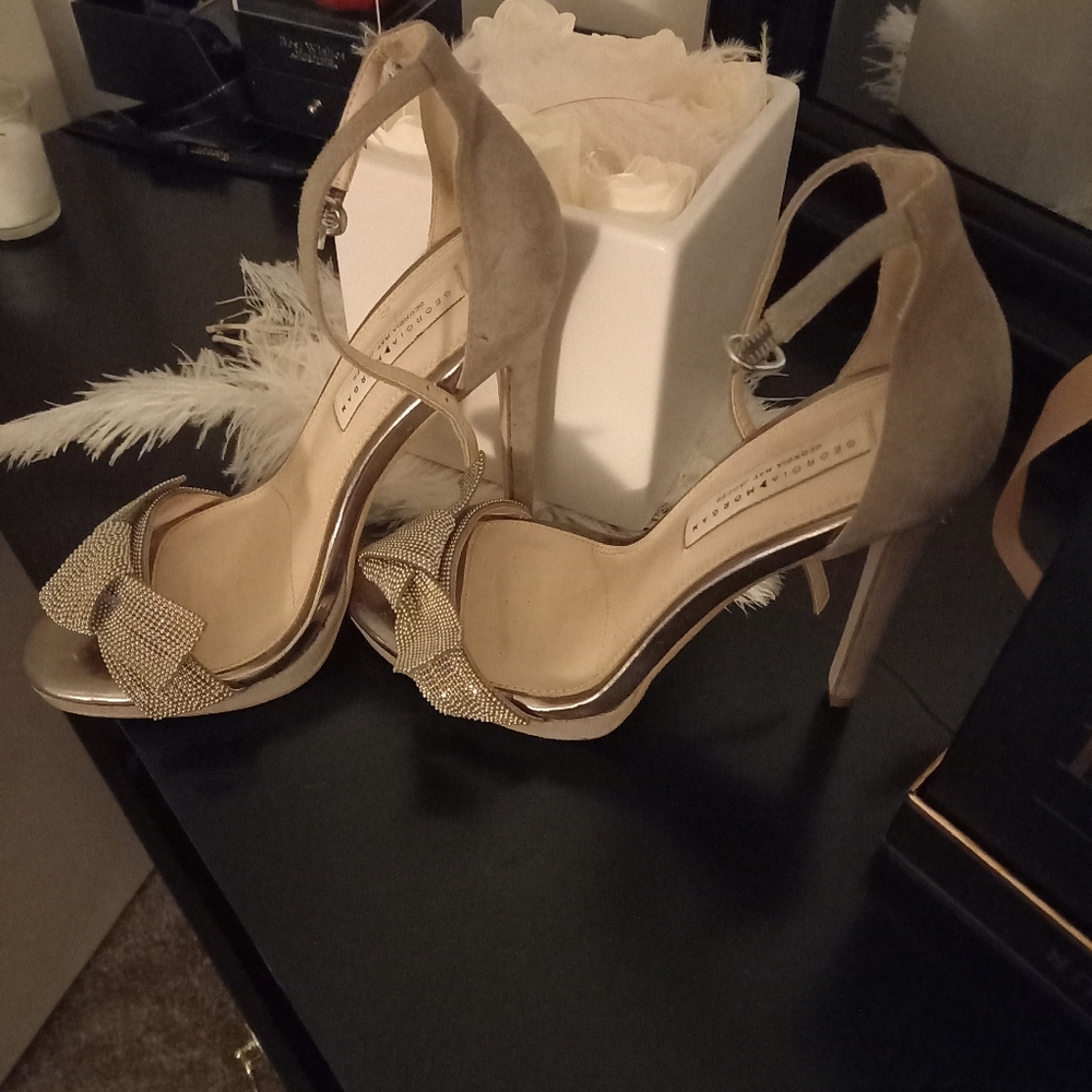 Silver sandals